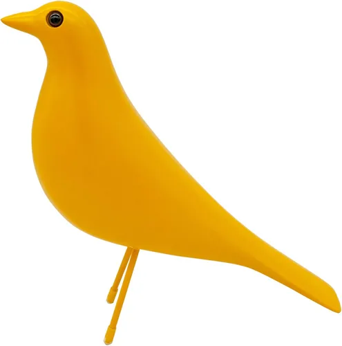 Miniatura 10 de Decoración de mediados de siglo para el hogar, pájaro de casa, decoración de oficina, escritorio, paloma, regalo para artes (negro)