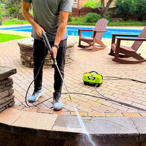 Miniatura 4 de Hiclean Lavadora a presión eléctrica de 2100 PSI – Lavadora portátil para detalles de automóviles, patios, vallas y limpieza al aire libre, diseño