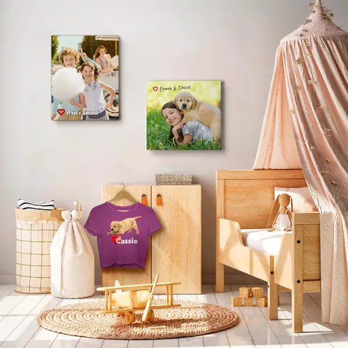 Miniatura 5 de lepni.me Crea tu propio lienzo personalizado con fotos familiares, decoración estética de pared, regalo personalizado para ella, él o amigos