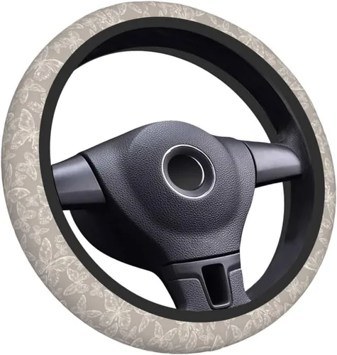 Miniatura 21 de Funda para Volante Accesorios para Automóvil Antideslizante Transpirable Universal 15 Pulgadas Neopreno Decoración Interior del Auto para Hombres