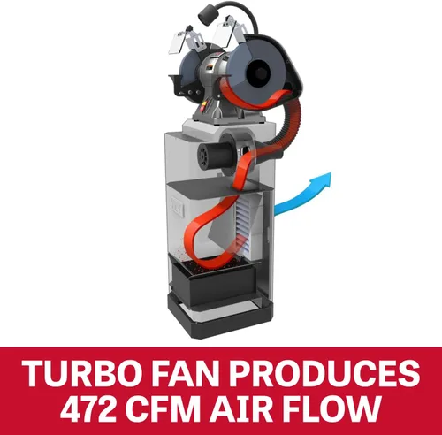 Miniatura 5 de JET Soporte del colector de polvo del metal, 472 CFM, 1Ph 115V (JDCS-505)