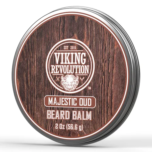 Miniatura 22 de Viking Revolution Bálsamo para barba de cedro y pino, mantequilla con aceite de argán, suavizante e hidratante para hombres, cera para barbas
