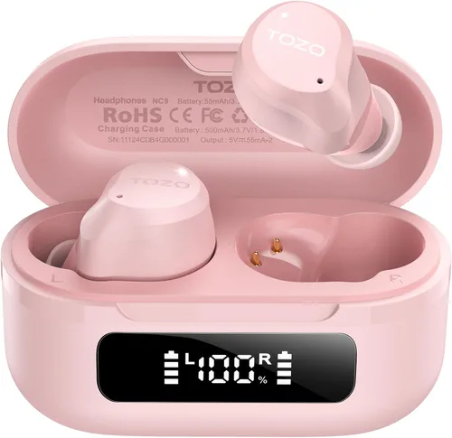 Miniatura 2 de TOZO Auriculares NC9 con auriculares inalámbricos A1