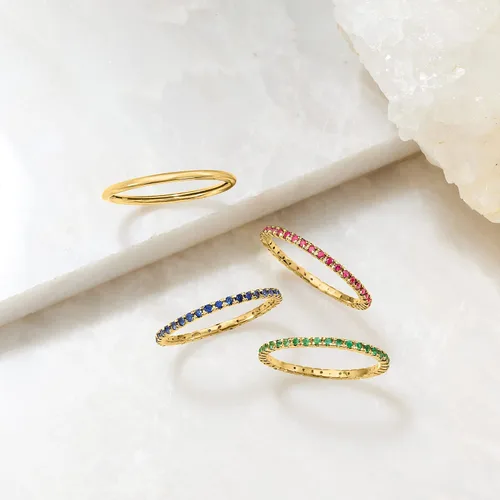 Miniatura 4 de Ross-Simons Anillo de eternidad con piedras preciosas RS Pure de 0,33 qt. t. w en oro amarillo de 14 kt