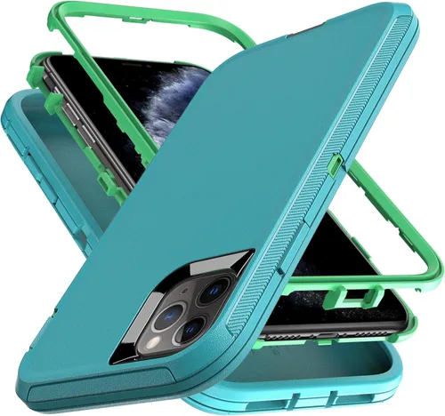 Miniatura 14 de YmhxcY Funda para iPhone 11 a prueba de golpes, a prueba de caídas, a prueba de polvo, 3 capas, duradera, resistente protección para teléfono Apple