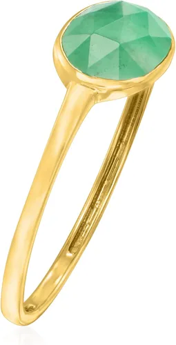 Miniatura 3 de Ross-Simons Anillo esmeralda de 1.00 quilates en oro amarillo de 14 quilates