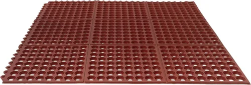 Miniatura 10 de Winco Alfombra de grado comercial, 3' x 5', rojo