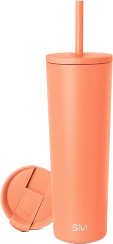 Miniatura 59 de Simple Modern- Vaso con aislamiento, c/tapa y pajilla Taza de viaje Botella de agua de ac. inox. reutilizable Unisex Colecc. Classic 24 oz