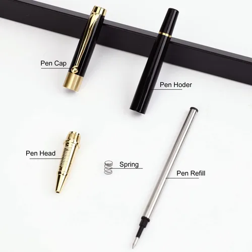 Miniatura 7 de YIVONKA - Bolígrafo de repuesto negro, línea de lujo de 0.5 mm, el mejor set de regalo de bolígrafo para hombres y mujeres profesionales