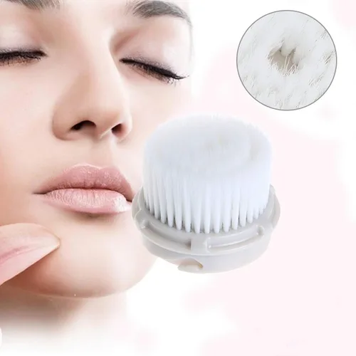 Miniatura 3 de Cabezales de cepillo de limpieza facial con cachemira de lujo, cabezales de cepillo de limpieza facial de repuesto, cabezales de cepillo facial