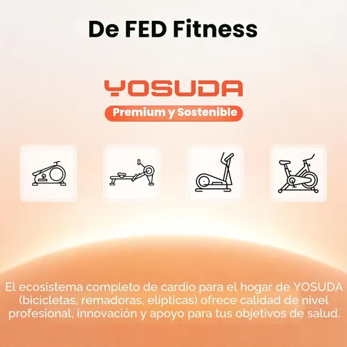 Miniatura 10 de YOSUDA Exercise Bike, Brake Pad Stationary Bike for Home with Exclusive App, Magnetic Indoor Cycling Bike with 300 lb Weight Capacity, Low Noise
