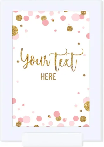 Miniatura 29 de Andaz Press Colección de fiesta de baby shower de niña con purpurina de oro rosa rubor, pancarta colgante con cuerda, Welcome Baby!, 5 pies, 1 juego