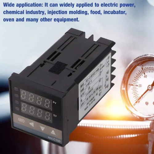 Miniatura 4 de Fafeicy 32.0-752.0 °F Digital LED PID controlador de temperatura Kit de termostato Kit de controlador de temperatura AC 110V-240V para controlar