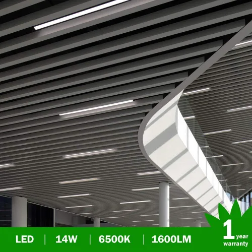 Miniatura 2 de LightingWill - Lámpara LED T5 integrada de 3 pies, luz blanca diurna 6000-6500K, 14 W, luz de tienda enlazable y luz debajo del gabinete, eléctrica