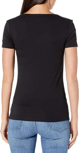Miniatura 3 de Tienda Essentials - Camiseta de manga corta con cuello en V para mujer, 2 piezas