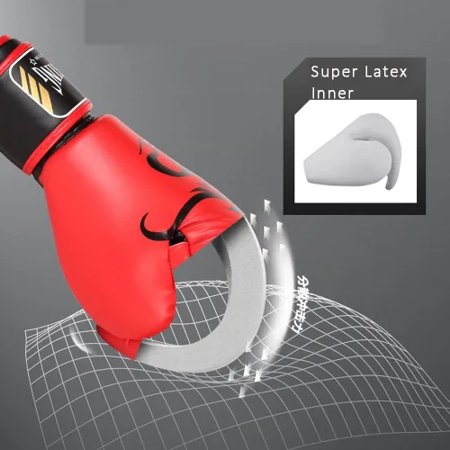 Miniatura 4 de Wesing - Guantes de boxeo para mujer, guantes de entrenamiento de boxeo de 10 onzas, guantes de boxeo para saco de boxeo, kickboxing, Muay Thai, MMA