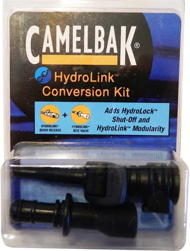 Miniatura 2 de CamelBak HydroLock Kit de conversión táctico, control de flujo con una sola mano y válvula de mordida grande para tubos de bebida MOLLE, color negro