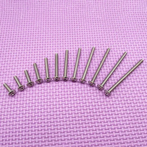 Miniatura 5 de Paquete de 40 tornillos métricos M4 x 0.630 in para puerta de gabinete y cajón, tornillos de máquina para jalar puertas de gabinete y cajón, 18-8