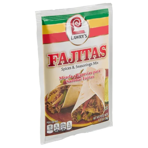 Miniatura 3 de Lawry's Mezcla de especias y condimentos Fajitas, 1.27 oz (paquete de 12)
