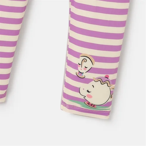 Miniatura 6 de Disney Conjunto de camiseta de manga larga con volantes y pantalones de princesa para niñas pequeñas