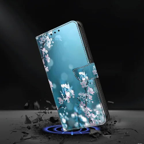Miniatura 5 de Funda tipo cartera para Samsung Galaxy S22 Ultra, funda protectora de piel sintética con tapa 3D con tarjetero y cierre magnético para Galaxy S22