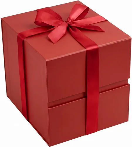 Miniatura 46 de LIFELUM Square Gift Box with Magnetic Lid, Card, Sticker, Ribbon, Shredded Paper Filler for Business, Wedding, Birthdays