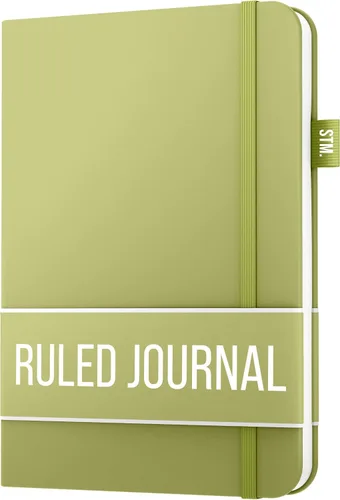 Miniatura 12 de Cuaderno rayado para escribir, 200 páginas, papel grueso de 4.23 oz/m² con notas adhesivas, lazo para bolígrafo, banda elástica, tapa dura de cuero