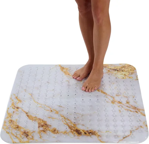 Miniatura 27 de ENKOSI Tapete de ducha extra grande antideslizante – 47 x 32 pulgadas – Tapete de ducha de baño XL – Tapetes de ducha grandes para suelos de ducha