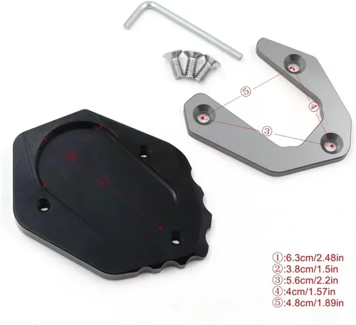 Miniatura 3 de KAnduo para F850GS para F750GS Kickstand Ampliar extensión de soporte lateral de motocicleta para BMW para F850 GS para F 750 850 GSA 850gs-2