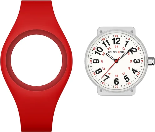 Miniatura 5 de GOLDEN HOUR Relojes deportivos impermeables analógicos unisex para enfermeras, profesionales médicos, estudiantes, esfera militar brillante y fácil