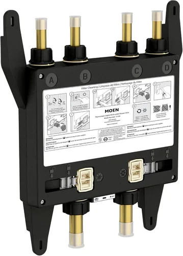 Miniatura 14 de Moen TS3302TB - Controlador de ducha digital U by Moen y válvula S3102 de 2 salidas multicolor/fantasía (Terra Beige)