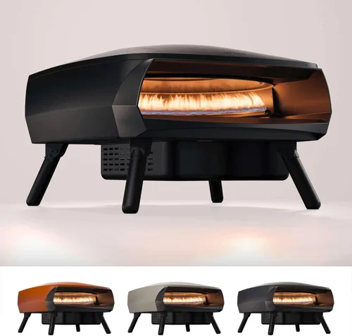 Horno de pizza Witt ETNA Fermo galardonado – Horno de pizza tradicional – Calentamiento rápido a 932.0 °F, capacidad de 15.9 in, cocción de 60 negro