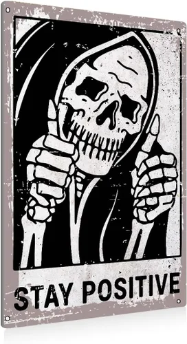 Miniatura 27 de BEASTZHENG - Letrero de hojalata de baño rústico de metal - Letrero de metal decorativo para pared - Letrero de baño de casa de campo con cita