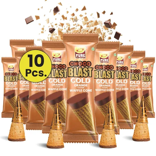 Miniatura 3 de Pure Temptation® Gold Chocoblast - Caja de regalo de chocolate – Snack con sabor a chocolate – Paquete de chocolate premium – Caja de regalo