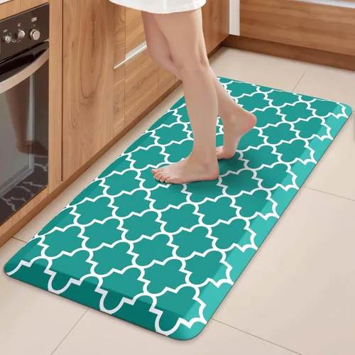 Miniatura 64 de WISELIFE - Tapete antifatiga para piso de 4/5 pulgadas, tapete de cocina antideslizante, impermeable, resistente, ergonómico, cómodo, duradero