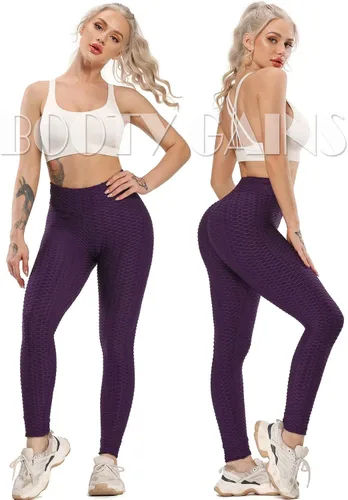 Miniatura 133 de SEASUM - Pantalones de yoga de cintura alta para mujer, con control de abdomen y realce de glúteos, leggings favorecedores para entrenar y correr