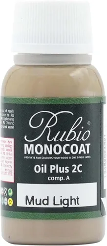 Miniatura 148 de Rubio Monocoat Muestra de Acabado de Aceite para Madera - Puro Aceite Plus Parte A Aceite de Linaza de Secado Rápido y Ecológico para Uso Pure