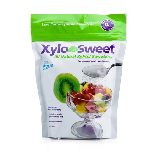 Xlear XyloSweet Edulcorante de Xilitol de Origen Vegetal - Sustituto de Azúcar Natural Puro, Gránulos, Sin OMG, Sin Gluten, Bolsa de 1 Libra