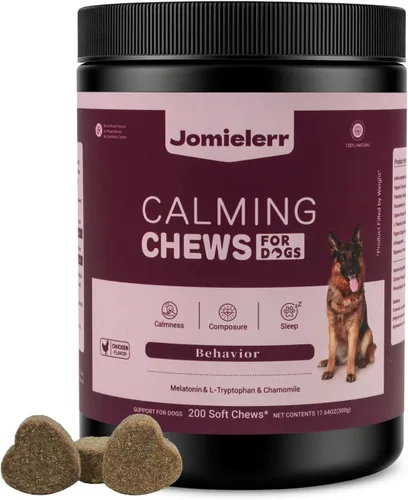 Miniatura 10 de Probióticos para perros, 200 masticables suaves, apoyan la salud intestinal, alivio de la diarrea, alergias estacionales, masticables probióticos