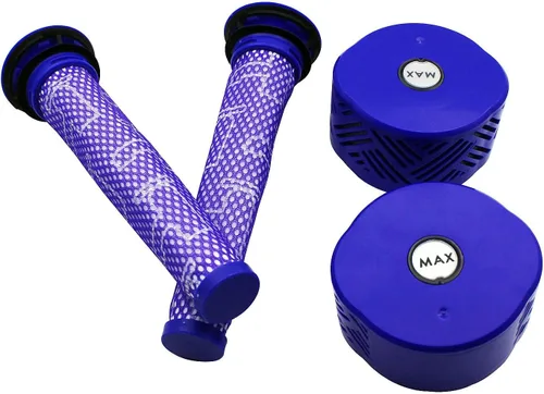 Miniatura 4 de Paquete de 4 filtros de vacío de repuesto 2 filtros de poste, 2 prefiltros compatibles con filtros Dyson V6 Hepa, reemplazo total total de piezas