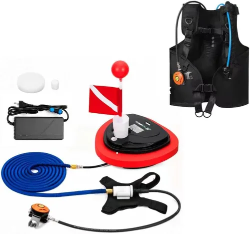 Miniatura 8 de TUXING Diving Ventilator,Diving Without Tanks with Scuba BCD, Waterproof Portable Rechargeable Scuba Diving Tank,45 ft Hose & Scuba Breathing