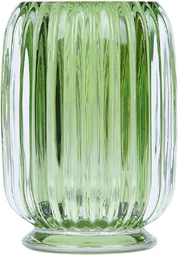 Miniatura 8 de DASITON Organizador de brochas de maquillaje, cepillo de maquillaje cosmético de cristal, soporte de almacenamiento de pinceles de vidrio, florero a