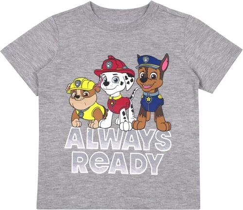 Miniatura 2 de Paw Patrol Nickelodeon Marshall, Chase, and Rubble Boys' 3 Pack T-Shirts for Toddlers and Little Kids BlueNavyYellow