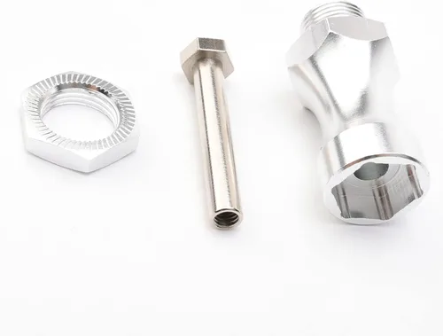 Miniatura 3 de Paquete de 4 adaptadores de conversión de cubo hexagonal de aluminio de 0.472 in a 0.669 in para 1/8 1/10 RC piezas de actualización de automóvil