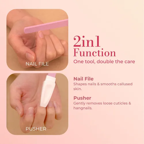 Miniatura 4 de Limas de cerámica para uñas, limas de uñas de manicura con estuches, lima de precisión experta, deja las uñas suaves, kit profesional de manicura