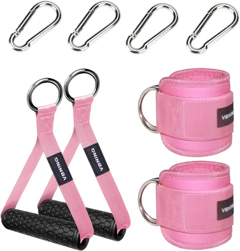 Miniatura 8 de Ankle Straps for Cable Machines and Exercise Handles — Replacement Fitness Equipment for Strength Trainer. Gym Attachments for Leg Extensions, Heavy