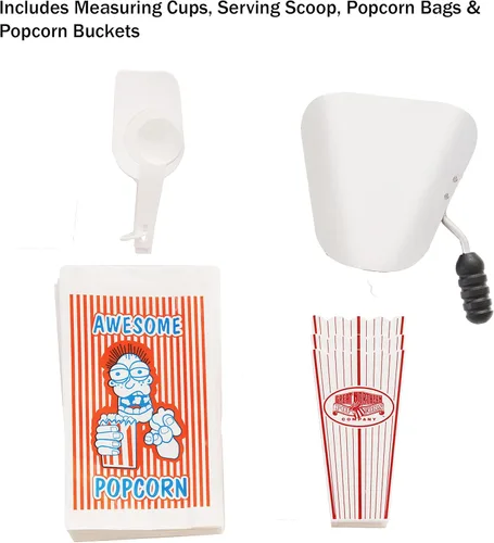 Miniatura 5 de Máquina para palomitas de maíz perfectas Great Northern de 10 oz, hace 12 cuartos de galón, Negro