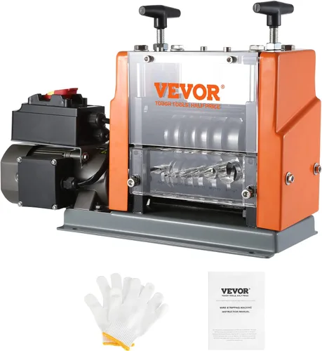 Miniatura 9 de VEVOR Máquina Peladora de Cables Eléctrica, Máquina Peladora de Cables Automática de 0.06''-0.98'', 60 W, Pelacables con Referencia de Profundidad