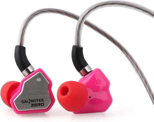 Miniatura 22 de Linsoul 7Hz Salnotes Zero HiFi 10mm controlador dinámico auricular que se ajusta al oído IEM con diafragma compuesto de metal, placa frontal