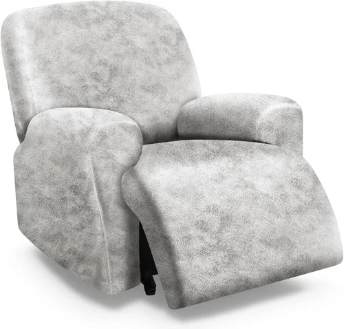 Miniatura 86 de molasofa Fundas de cuero para sillas reclinables, fundas para sillas reclinables grandes para silla reclinable, 4 piezas, fundas lavables que se